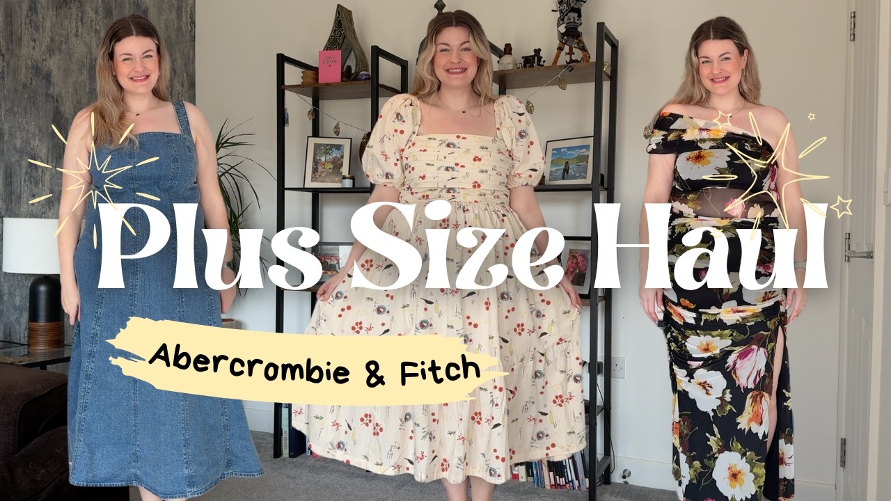 Is Abercrombie Plus Size Friendly?! | Plus Size UK 18/20/22 💕 Try on haul! 💕