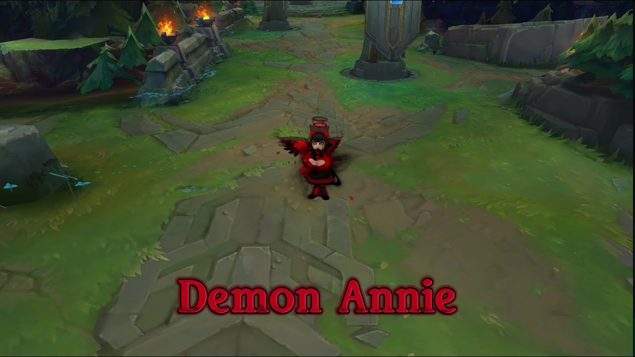 Demon Annie LoL Custom Skin