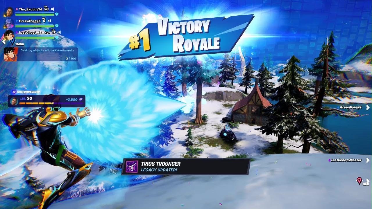Fortnite: Neymar uses the Kamehameha to win the game