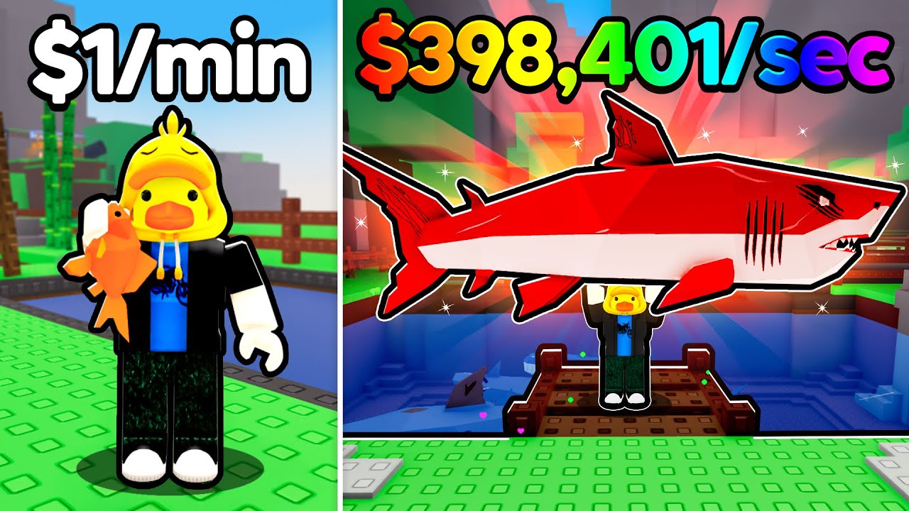 I Built MAX LEVEL Pond with Rarest Fish in Roblox Own a Pond!