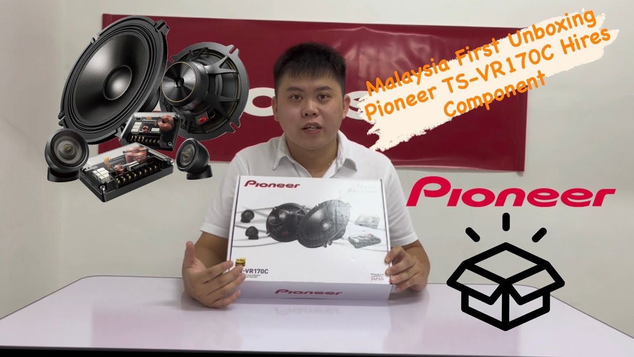 Pioneer TS-VR170C 6.5 inch 2 Way Component Set Unboxing + Review + Sound Testing and Bass Testing
