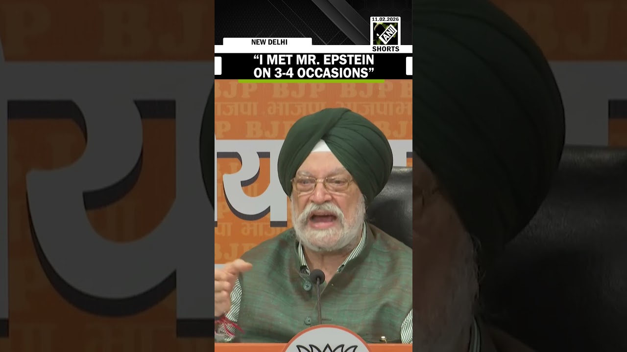 &lsquo;3-4 meetings in 8 yrs&hellip;.&rsquo; Union Minster Hardeep Puri hits back at RAGA on Epstein link charges