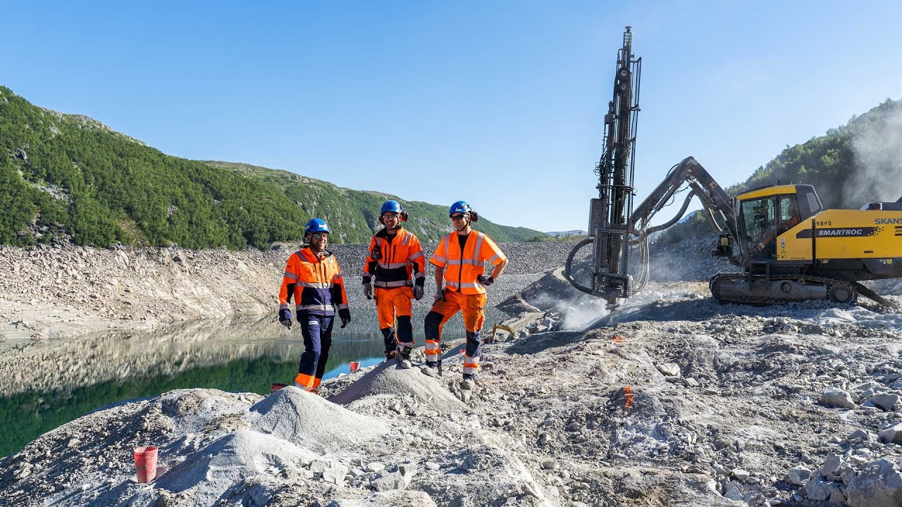 Skanska Rehabiliterer Dam Viddalsvatn.