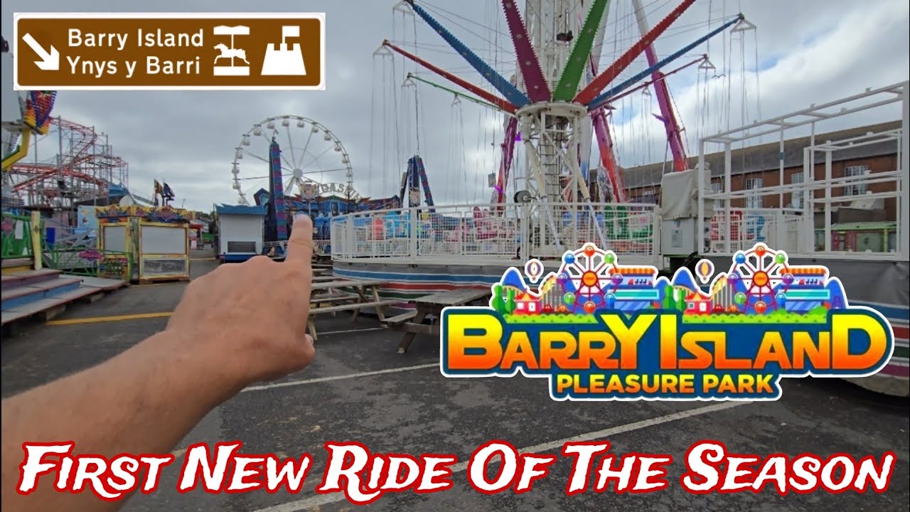 Barry Island Pleasure Parks First New Ride Of The Season 23 July 2024