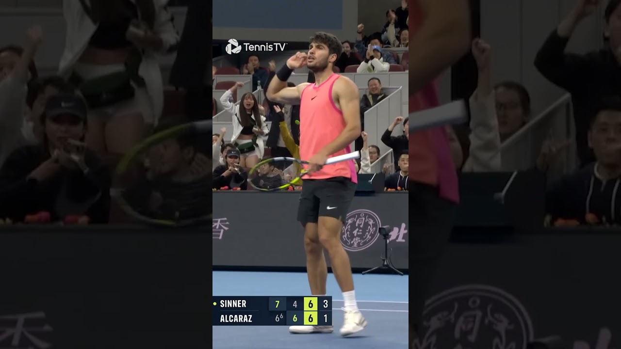 Rollercoaster Alcaraz vs Sinner Tiebreak 🎢