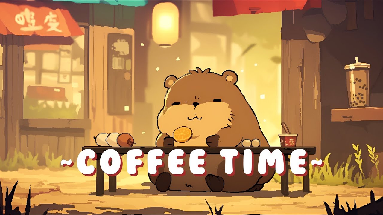 Capybara Lofi Radio - Calming Beats & Melodies ~ Peaceful Moments ~ 🦫 🎵 ✨