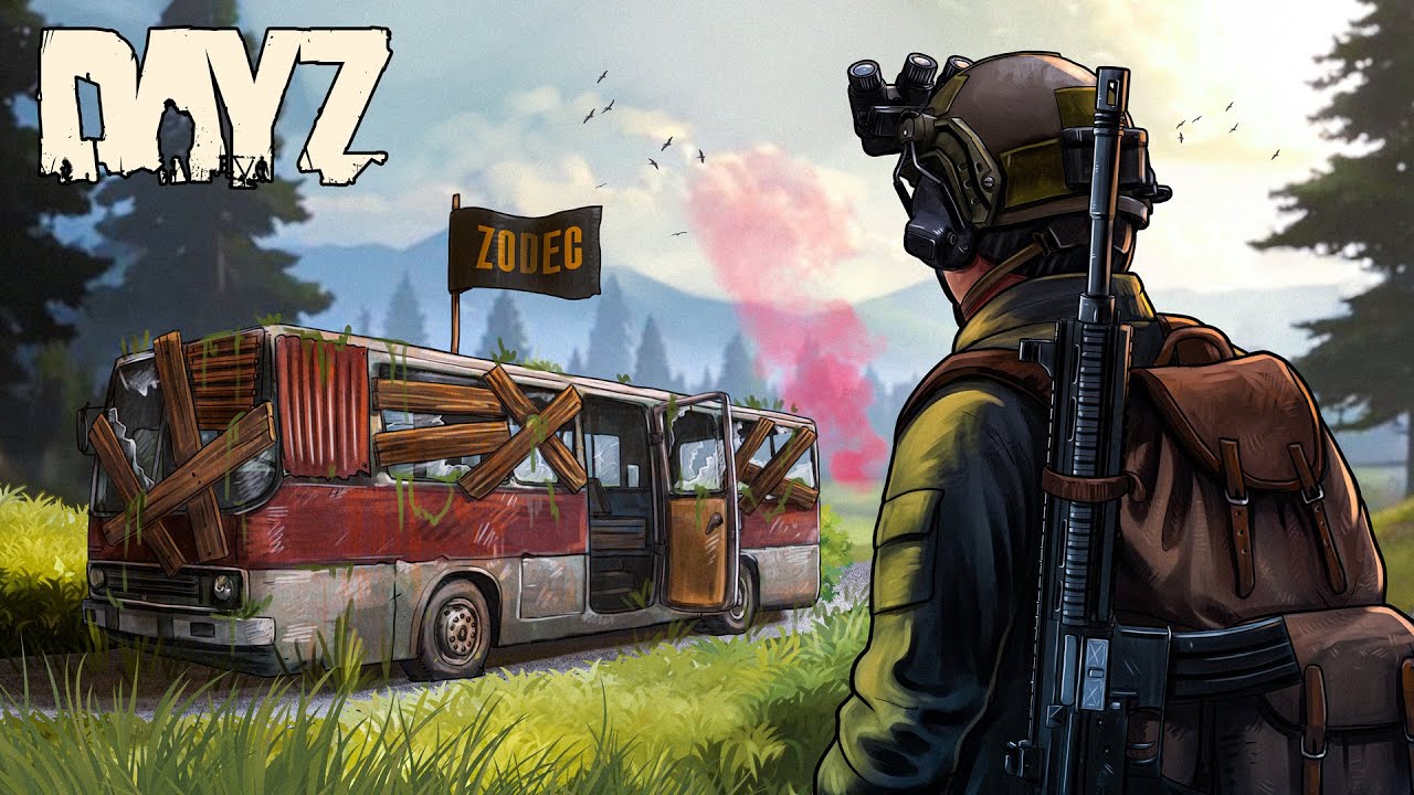 DayZ, But I Live In an ABANDONED Bus Wreck!