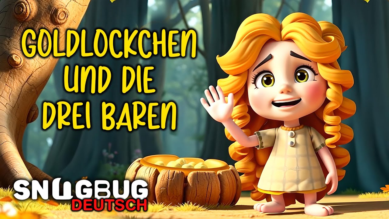 Goldlöckchen und die drei Bären 👱‍♀️🐻🐻🐻 Kindergeschichten 📚 und Deutsche Märchen | SnugBug Deutsch