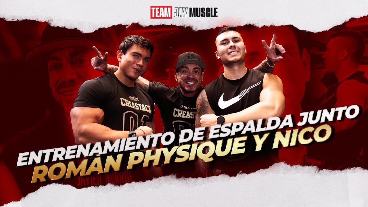 Rutina de espalda junto a ​⁠ ROMÁN @danielroman6172 / JAVIER MONROE