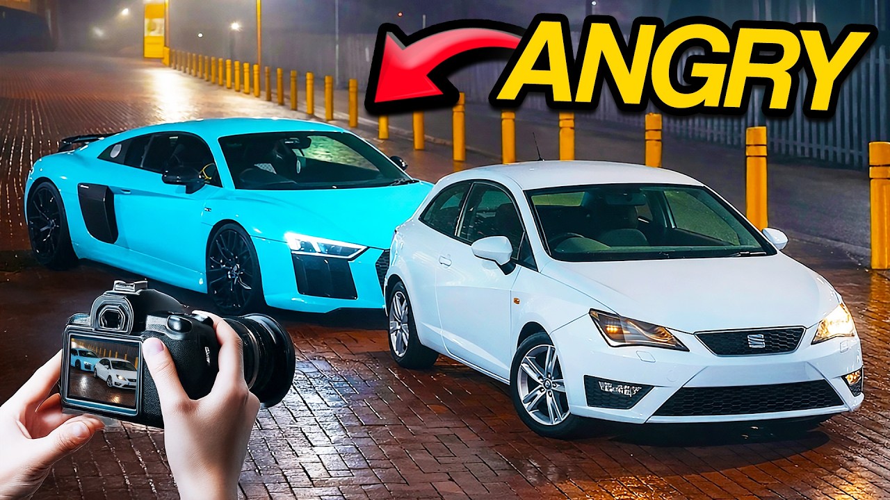 Photobombing Supercars In My Cheap One