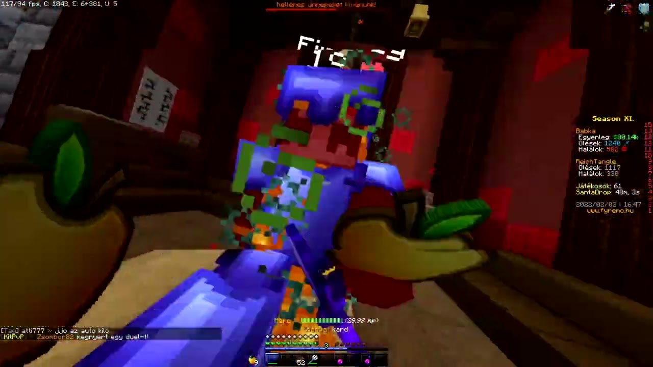 Fyremc - kitpvp - egyedül tartom az arénát :) #2