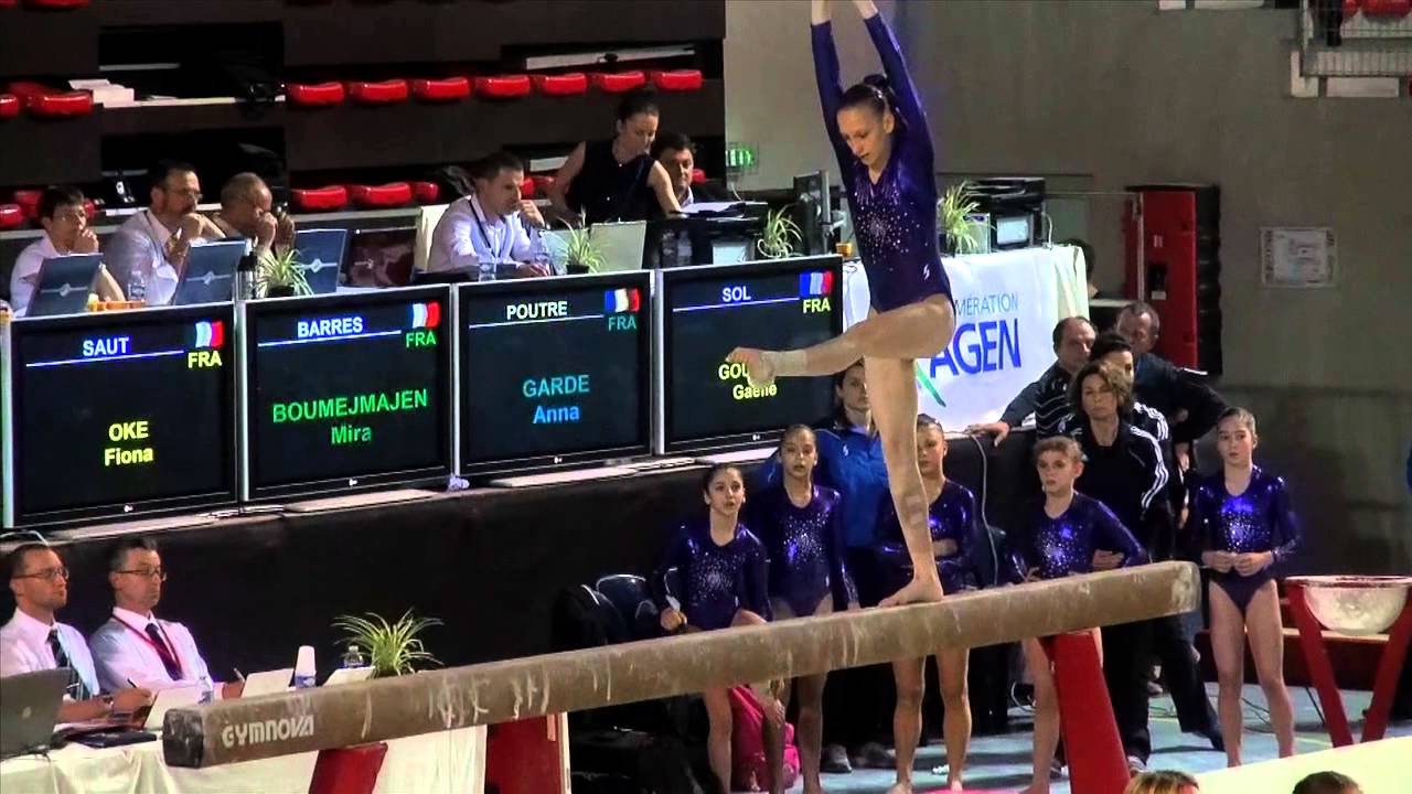 Anna GARDE au Top 12 / 2014 à Agen