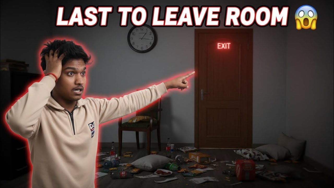 Last To Leave The Room Challenge 🔥