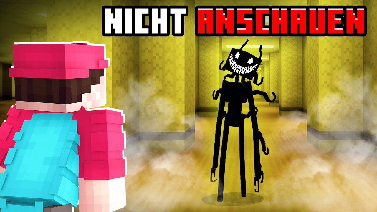 BETRETE NIEMALS die BACKROOMS in MINECRAFT! 😱