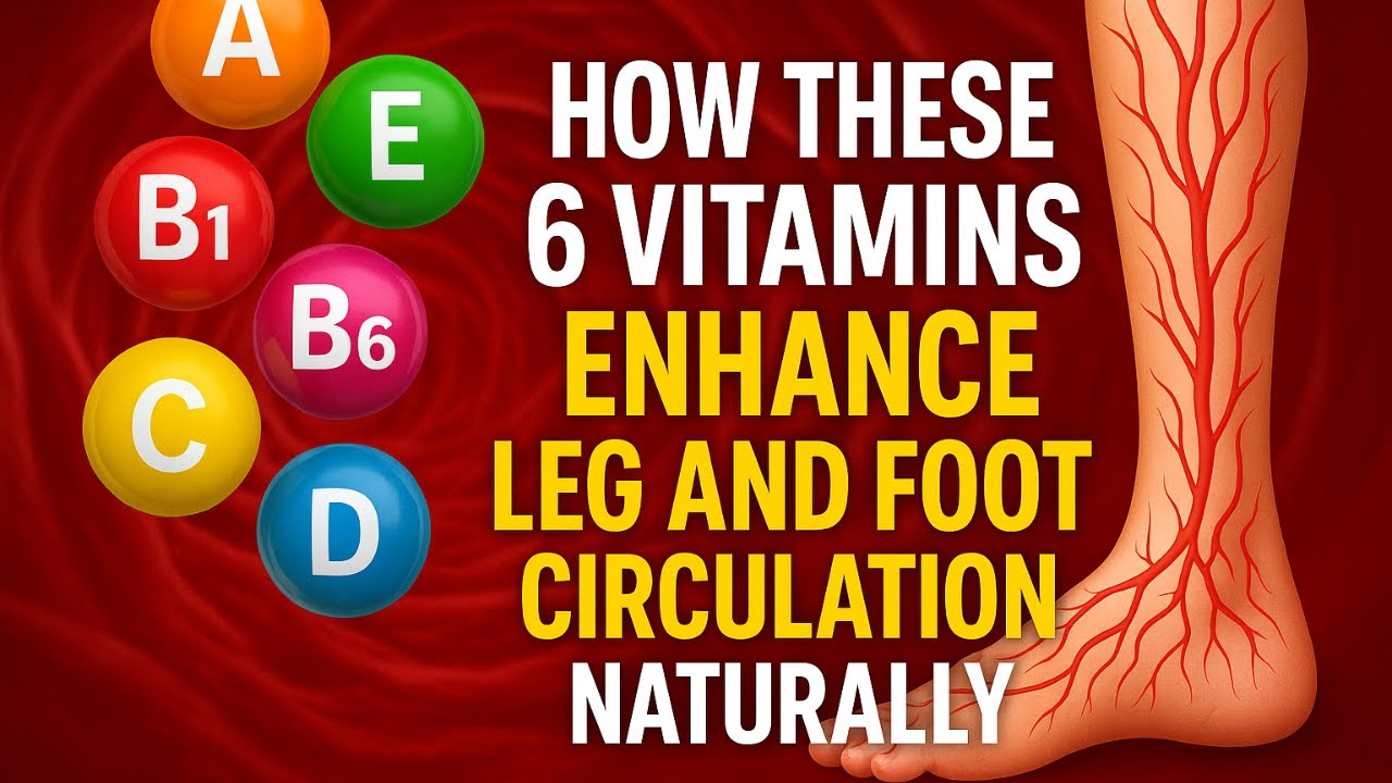 How These 6 Vitamins Enhance Leg and Foot Circulation Naturally