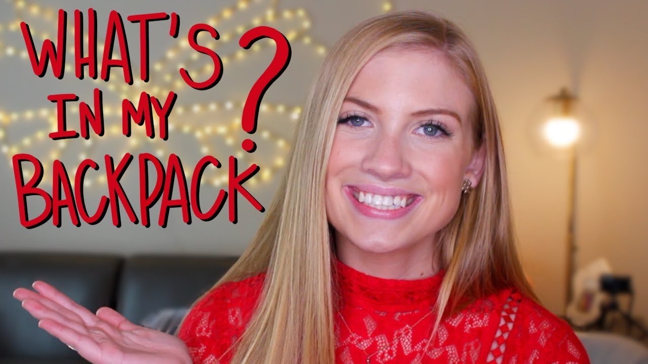 WHAT'S IN MY BACKPACK? College Edition (UGA) • Lottie Smalley