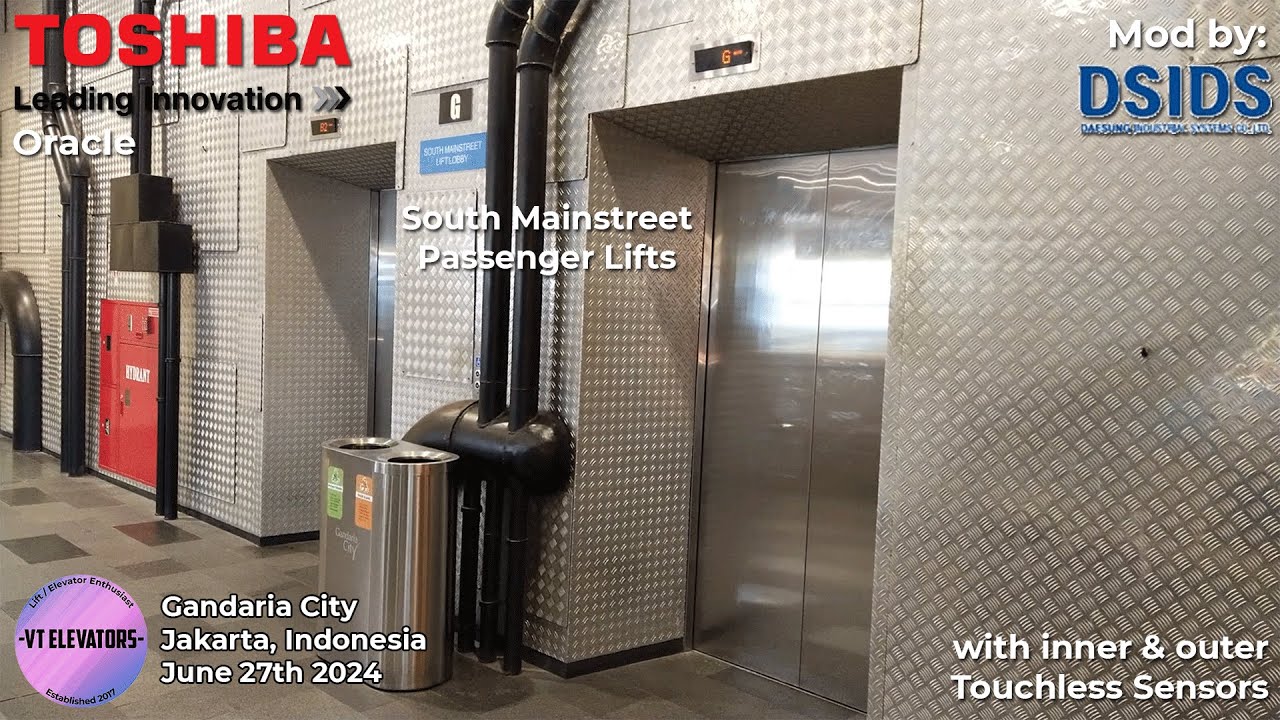 Toshiba (Mod: DAESUNG IDS) MRL Passenger Lifts - Gandaria City, Jakarta (South Mainstreet)