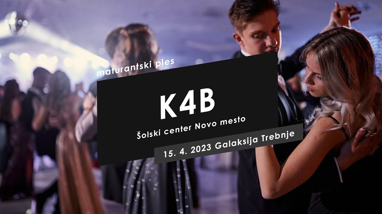 Maturantski ples ŠCNM K4B - 15. april 2023