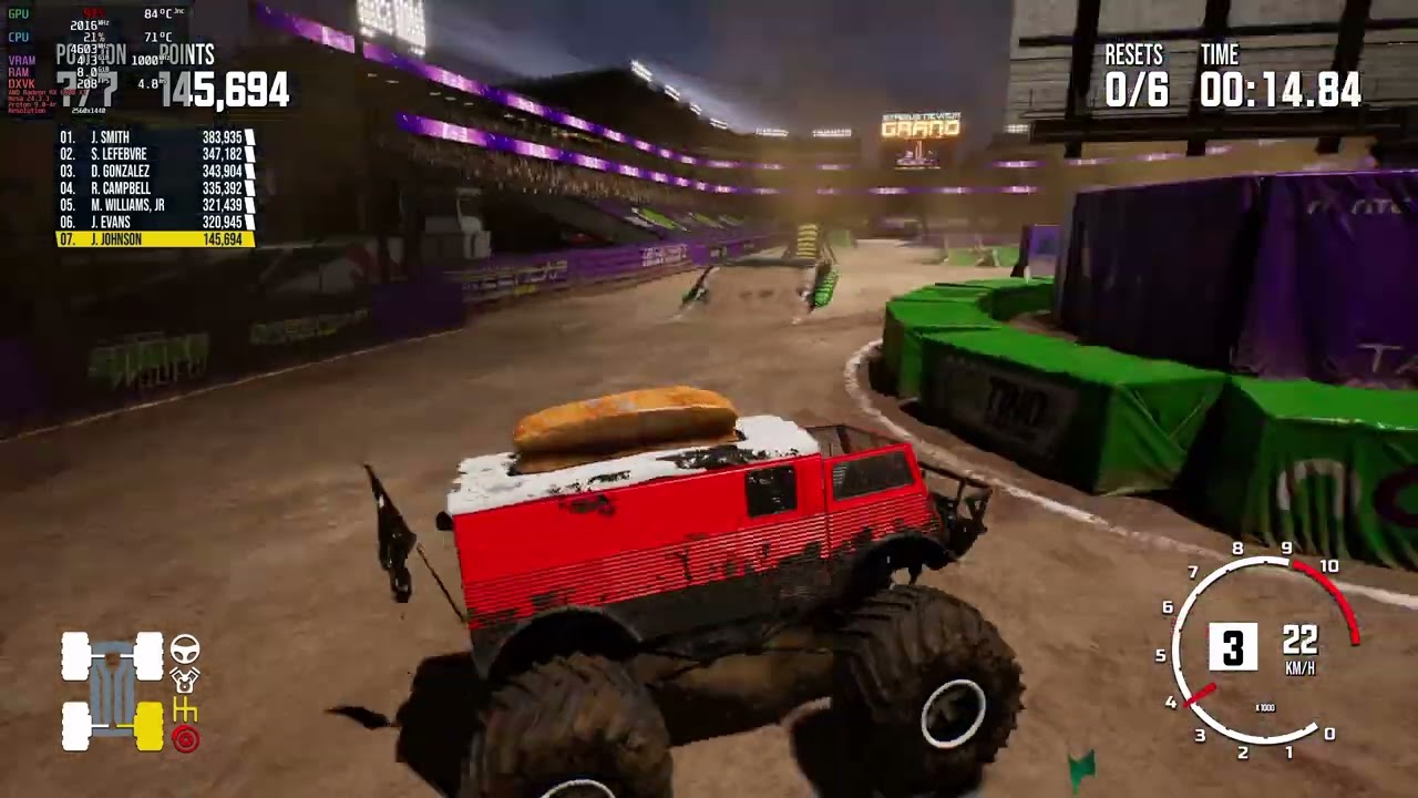 Linux Gaming (Fedora 41) Monster Truck Championship - Commentary