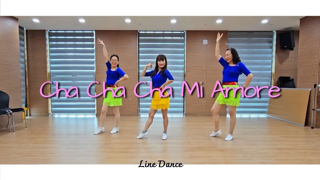 [정지현Linedance] Cha Cha Cha Mi Amore/ High Beginner #댄스하러가자🎶🎶 #정라인댄스 ☎️010.7204.8856 #김해시청소년수련관 #demo