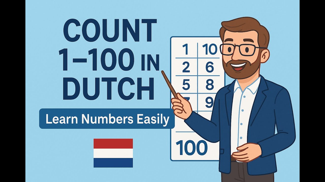 Count from 1 to 100 in Dutch  Numbers for Beginners