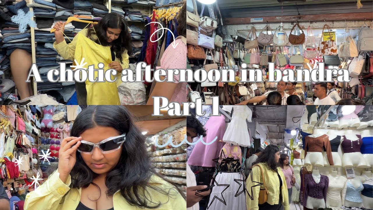 Unplanned Day at Bandra Market 🛍️ | Street Shopping, Cute Jewellery & Baddie Finds