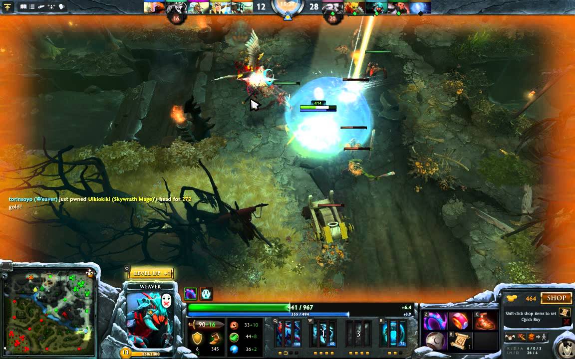 Dota 2 c Torinsoyo играет за Weaver
