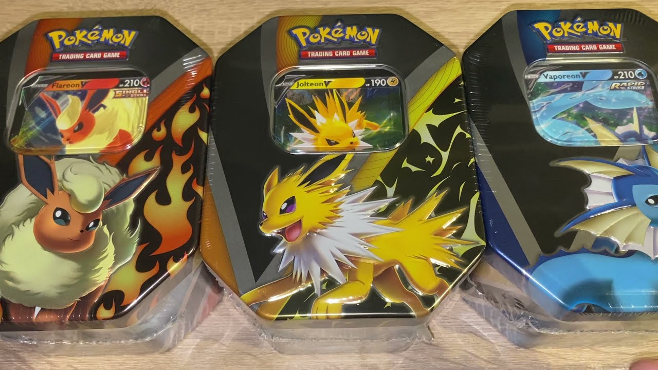 Eevee Tin Fall set
