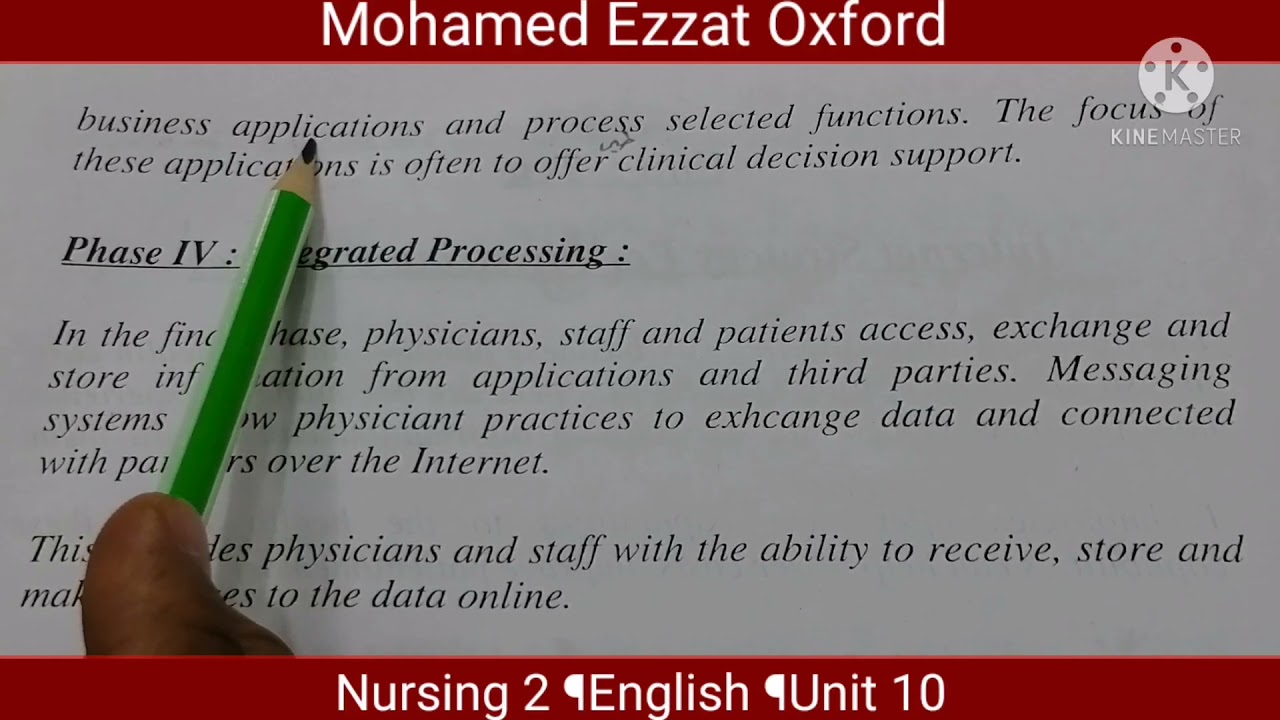 الثاني تمريض¶لغة إنجليزية¶إنجليزي ثقافي ¶الوحدة 10¶Internet Strategy for Physician Practice.