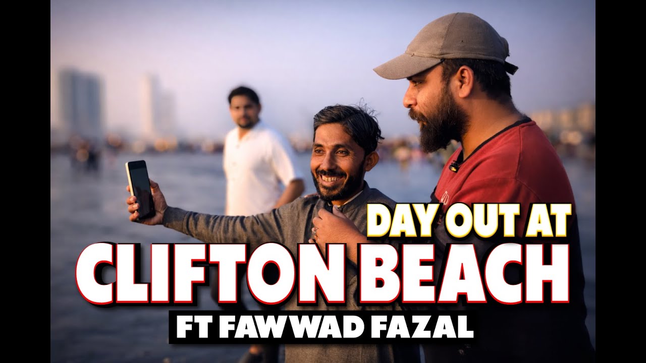 CLIFTON BEACH DAY | PUBLIC REACTION | ft FAWWAD FAZAL