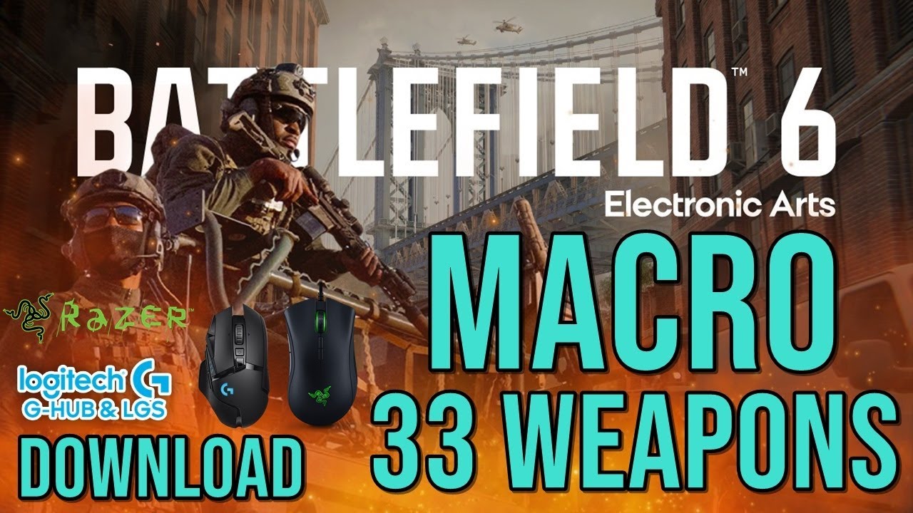 Battlefield 6 No Recoil Macro Script (Logitech, Razer)