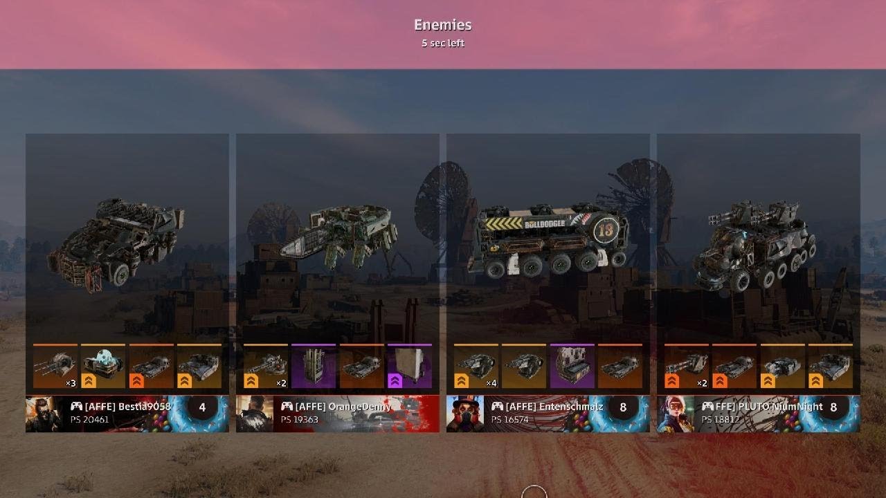 Crossout Clan War - JCO vs CKDO