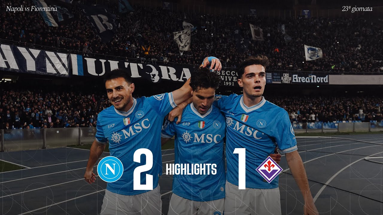 Highlights | Napoli - Fiorentina 2-1 | Serie A - 23ª giornata