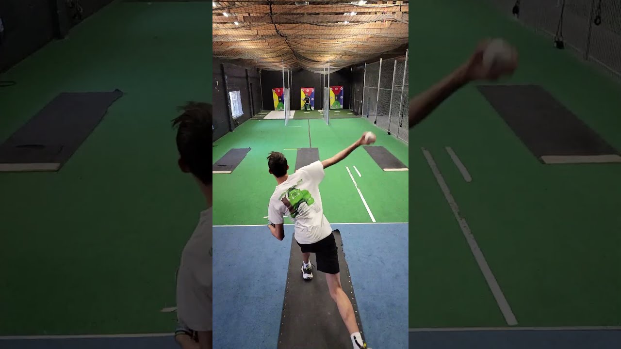 What Do You See?? 13u Pitcher Curve Ball Pitch Slow Motion