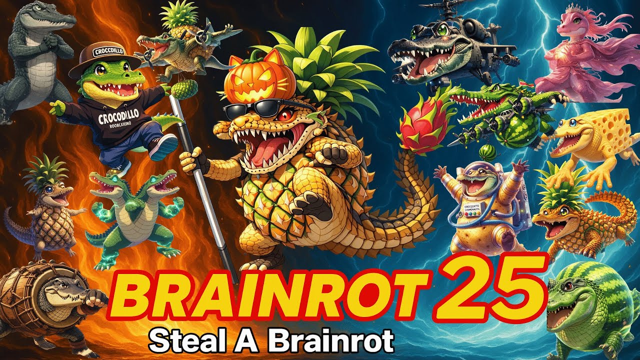 BRAINROT ANIME OPENING EP25 feat. Steal Coccodrillo Family Brainrot Character | Official Music Video