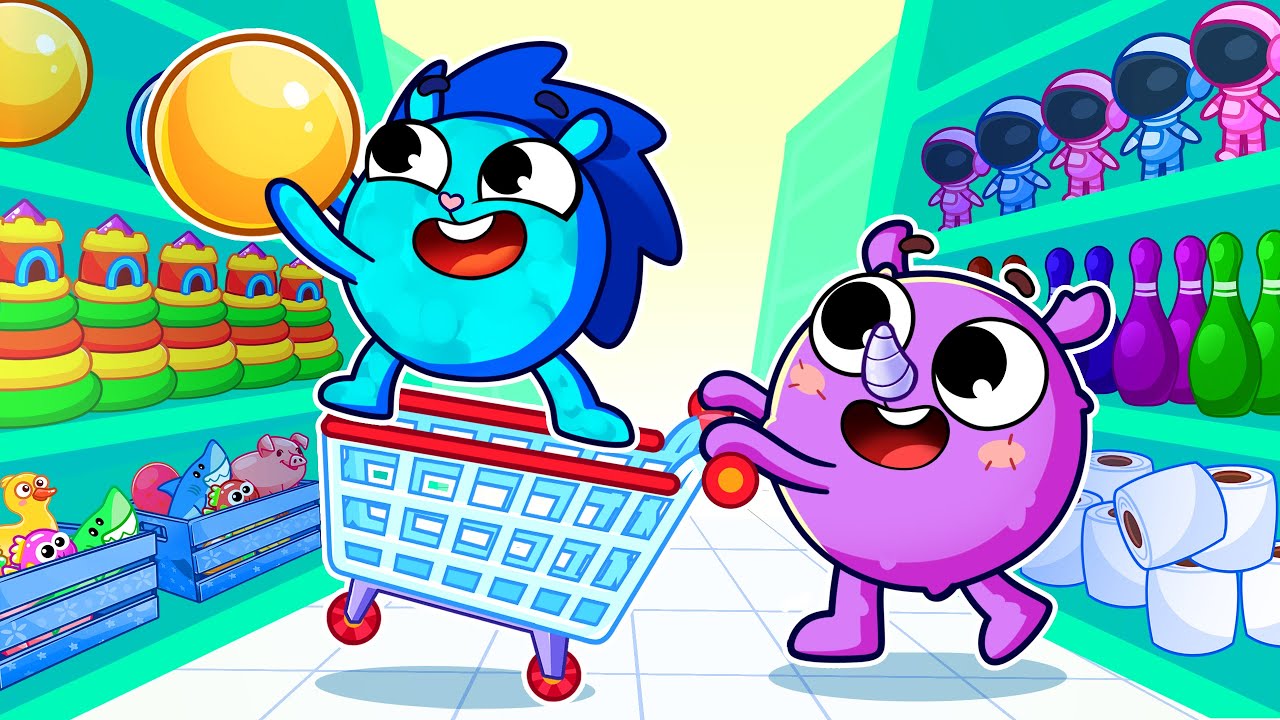 Supermarket Adventure Song | Shopping Song | Funny Kids Songs And Nursery Rhymes