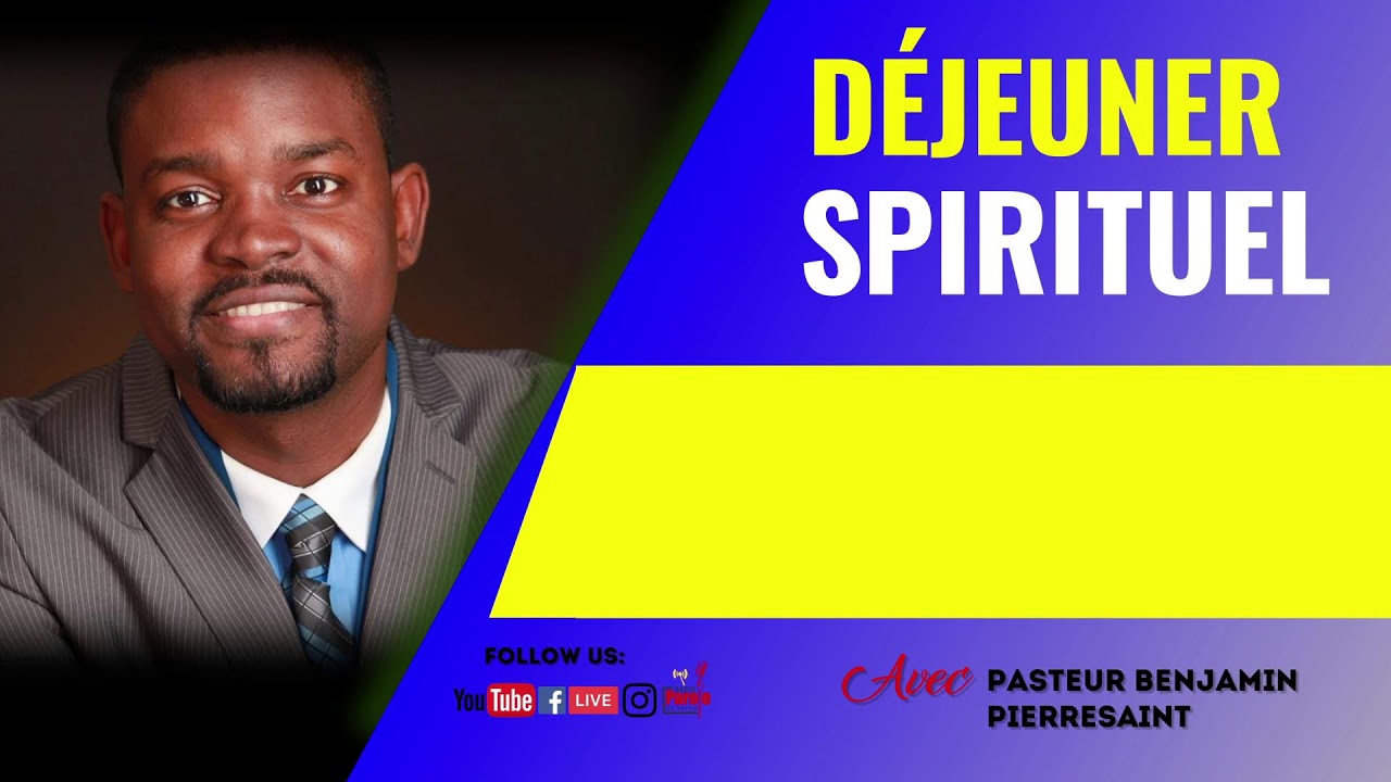 Déjeuner Spirituel avec Pasteur Ben | La miséricorde de Dieu dans un monde qui ne veut pas Dieu|