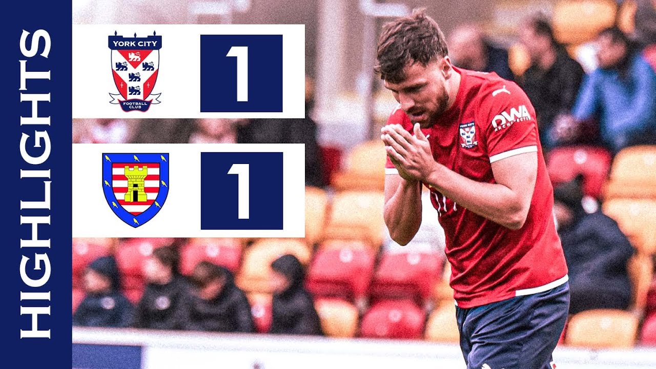 📺 Late Goal Forces FA Cup Replay | York City 1-1 Morpeth Town | Highlights