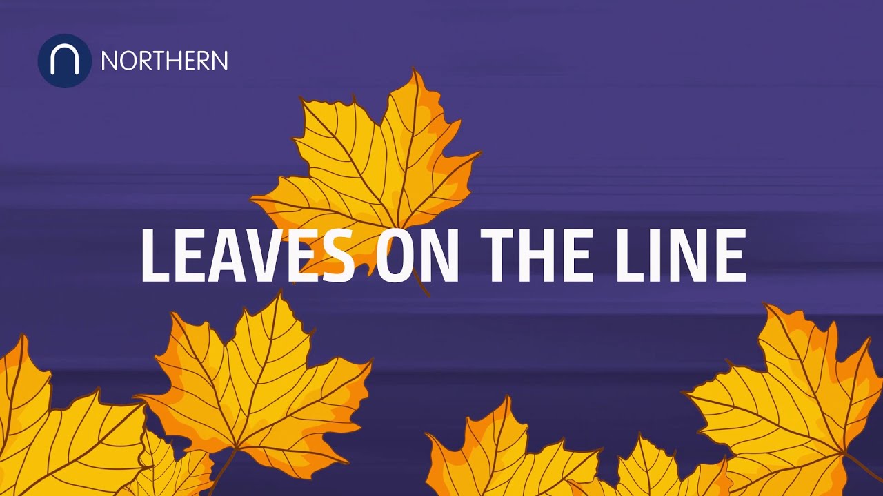 Why do autumn conditions cause problems for train travel?