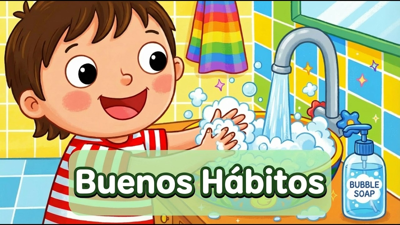 Canción de Buenos Hábitos 🪥 Cepillar Dientes Lavar Manos | CherryChoco | Canciones Infantiles