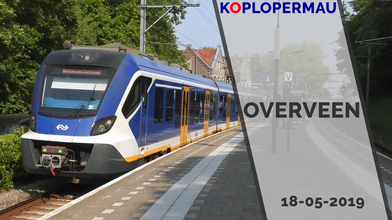 Treinen op station Overveen (Jumbo Racedagen) - 18 mei 2019