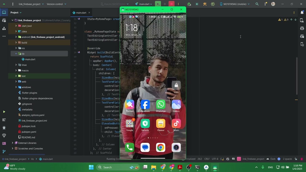 Add Firebase to your flutter Application in 2025 Arabic بالعربى