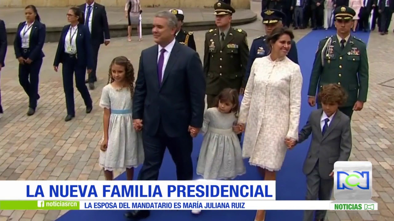 Así está conformada la nueva familia presidencial