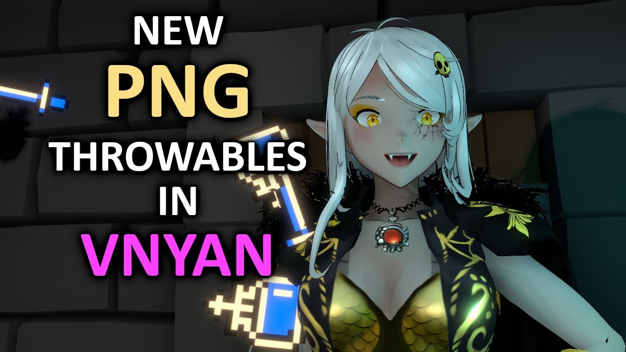 How To Use The NEW PNG Throwables In #VNyan