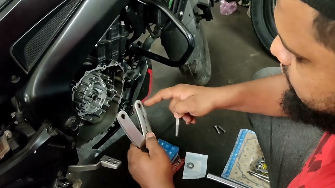 #Dominar 250 clutch plate re assembly