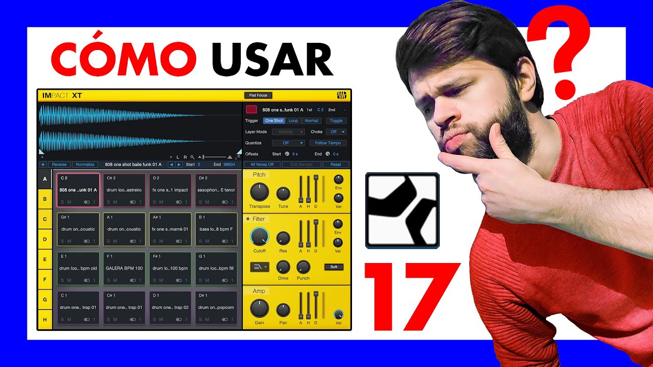 🥁 IMPACT XT Tutorial para Principiantes 2021 ✅ PreSonus Studio One #17