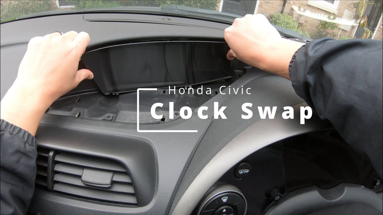 Honda Civic Clock Swap