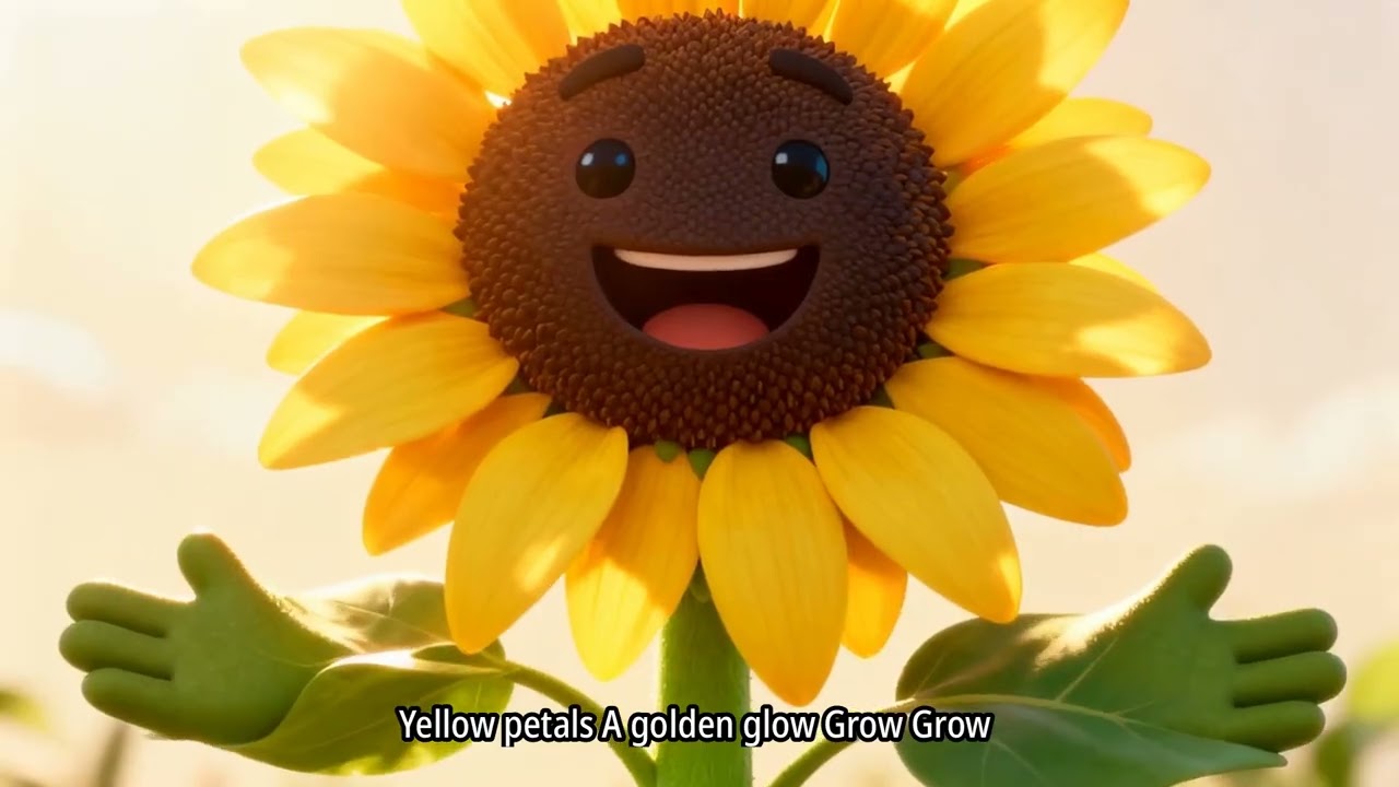 Grow, Grow, Sunflower! 🌱 Gardening & Nature Song for Toddlers