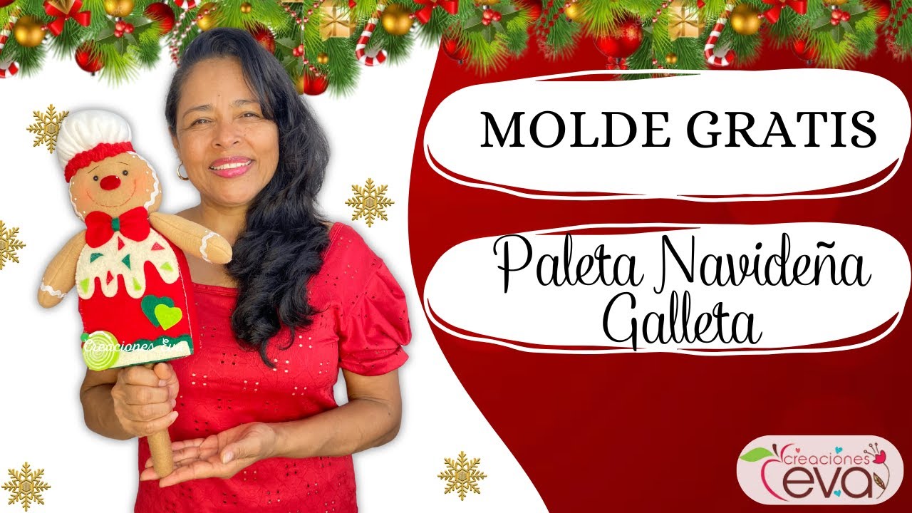 Adornos Navideños para el árbol 2024🎄🎉 con molde GRATIS😘🎄GALLETA