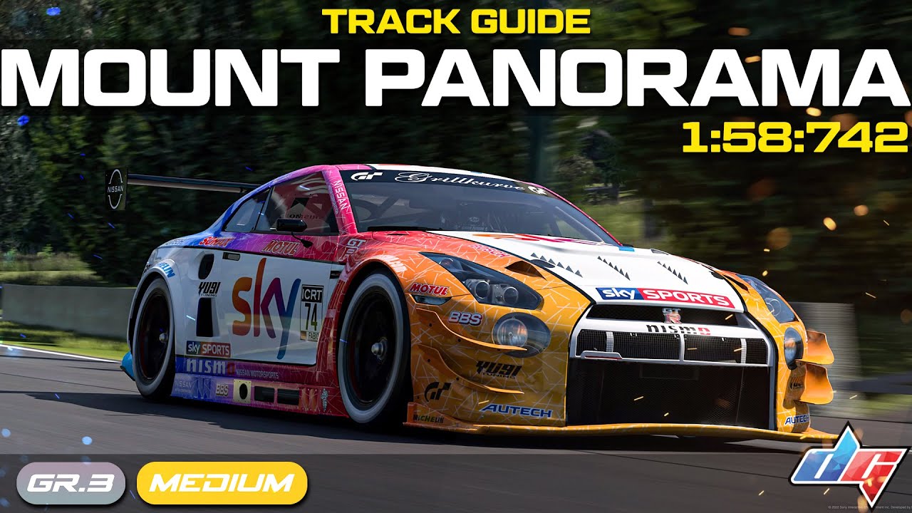Gran Turismo 7 | Mount Panorama — Путеводитель по трассам | GT-R Gr.3